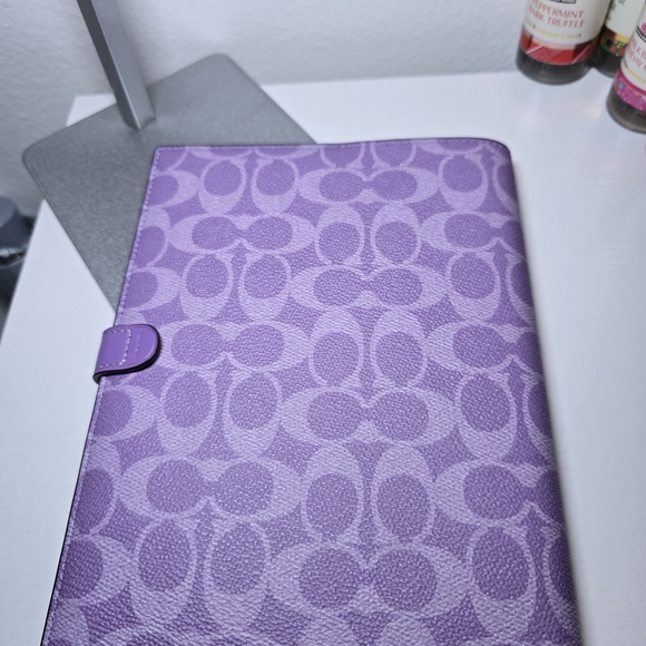 Coach Notebook In Iris - Picture 2 of 3